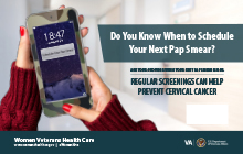 Thumbnail of Scheduling Pap Smear Poster